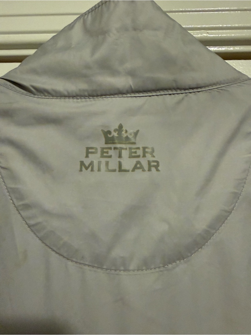 Peter Millar Auburn Tigers AU Windbreaker Pullover Jacket Gray Size Small - Picture 5 of 6